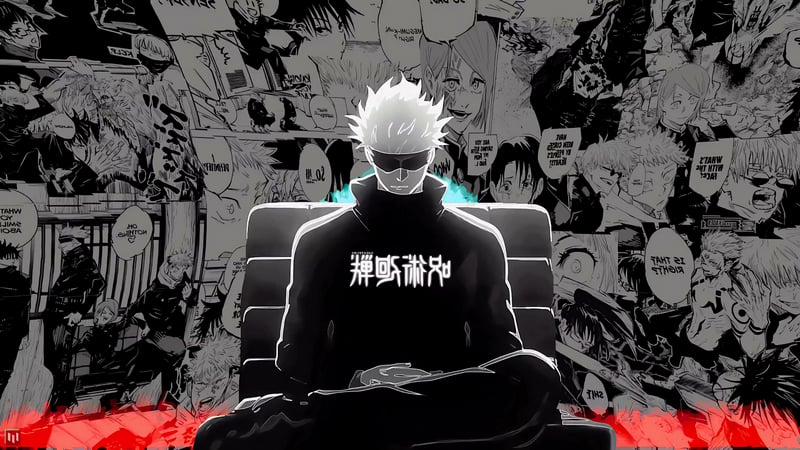 Dark Gojo Satoru - Jujutsu Kaisen 4K Live Wallpaper