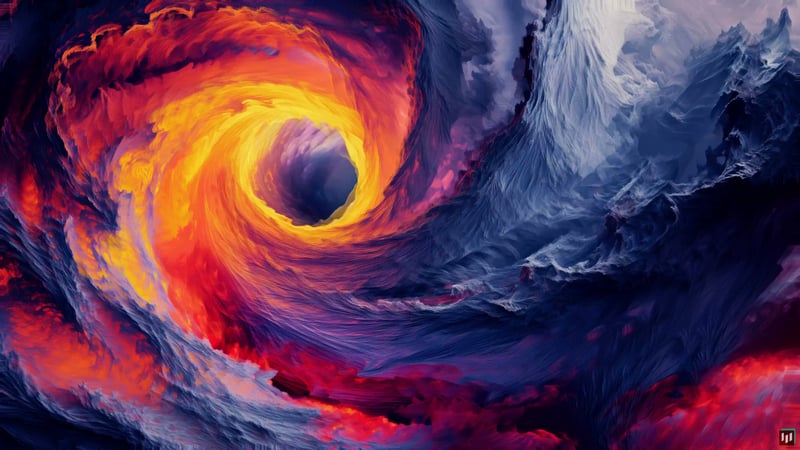 Space Tornado  Remastered 4K Live Wallpaper