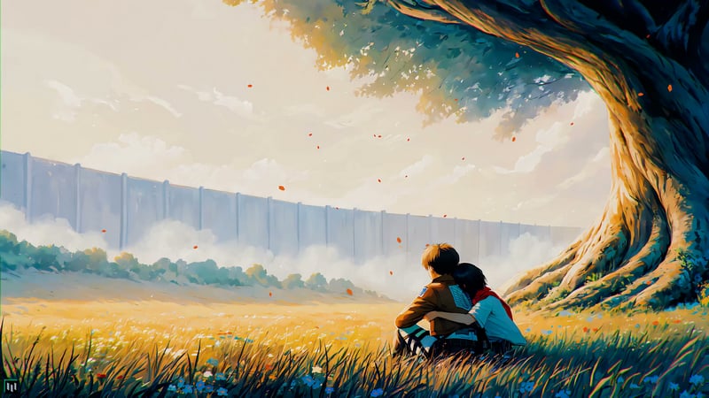 Attack on Titan Eren - Sad Live Wallpaper