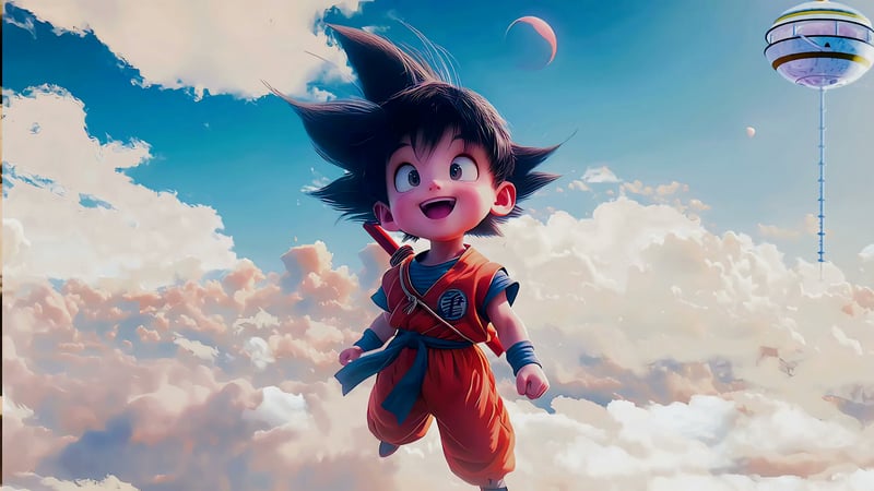 Kid Goku by Blooderscrew Live Wallpaper