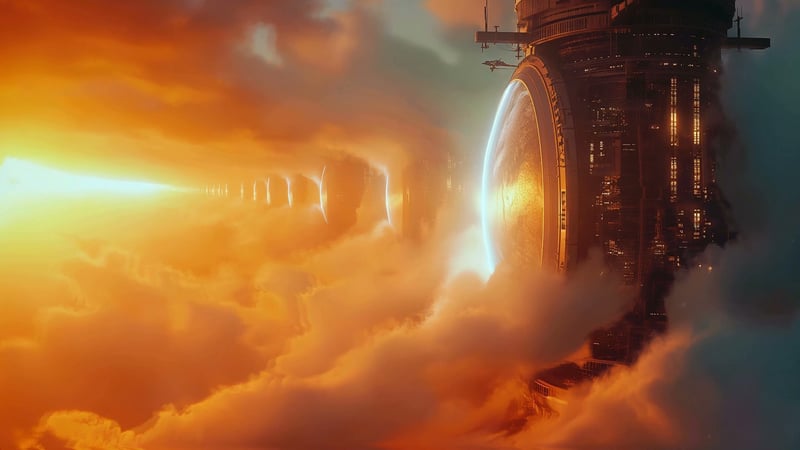 Futuristic Dreamscape Live Wallpaper