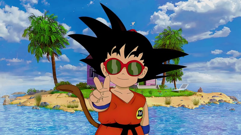 Goku Kid With Sunglasses Live Wallpaper