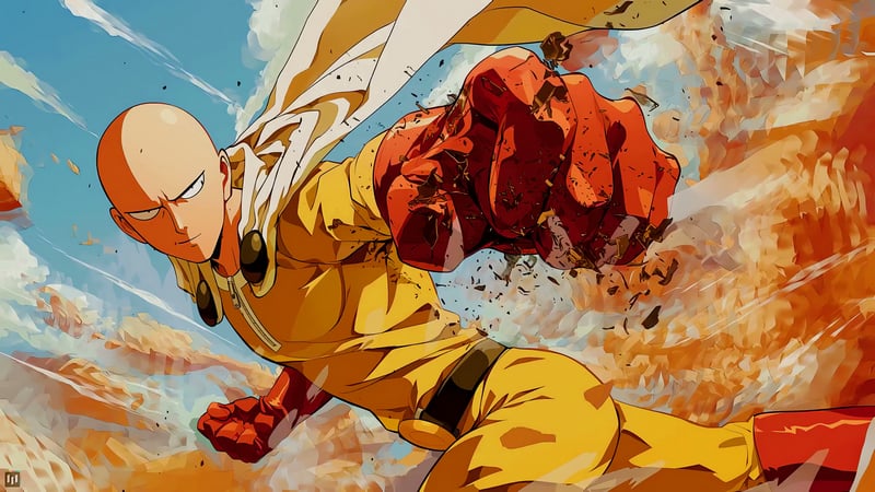 Saitama - One Punch Man Live Wallpaper