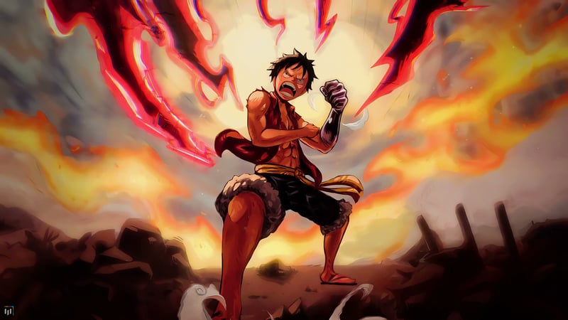 Straw Hat Luffy The Black Fist Live Wallpaper