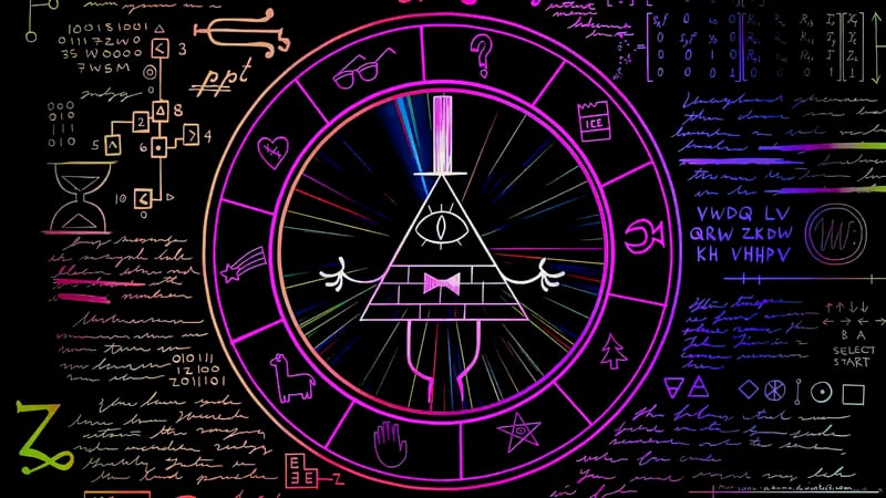 RGB Mystic Cipher Wheel Live Wallpaper