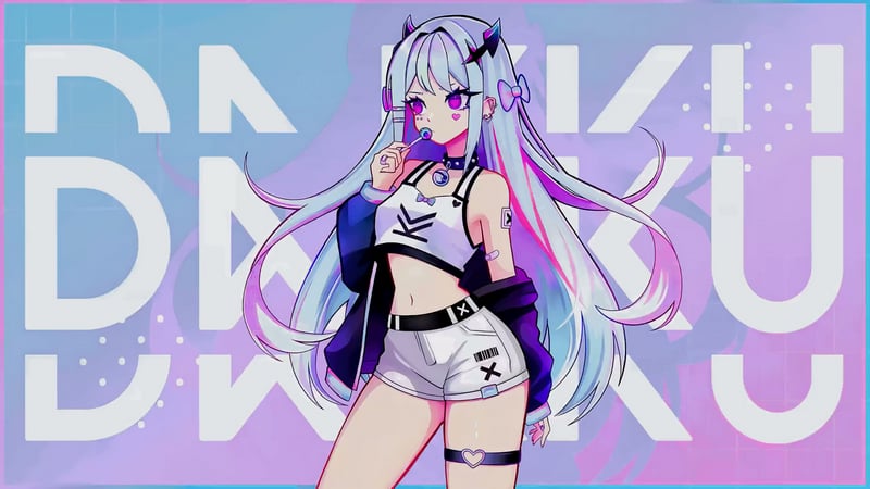 Cyber Anime Girl Live Wallpaper