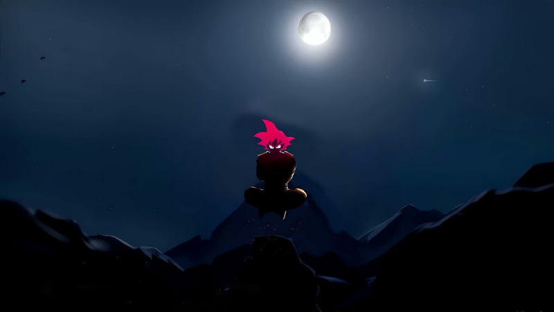Goku At Night Dragon Ball Live Wallpaper