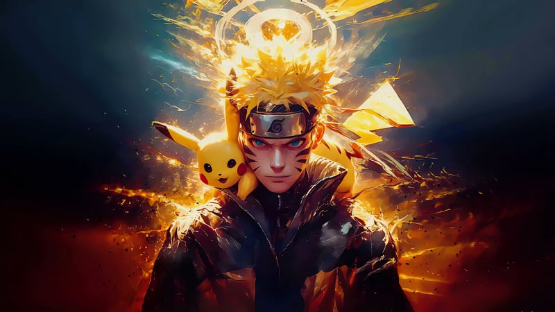 Naruto vs Pikachu Live Wallpaper