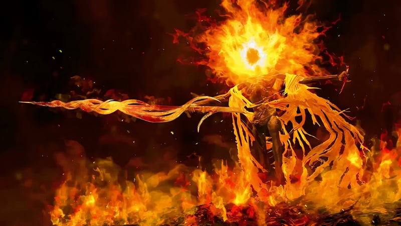 Fire Midra From Elden Ring Live Wallpaper