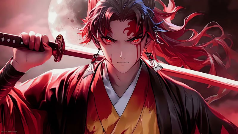Demon Slayer: Yoriichi Tsugikuni Live Wallpaper