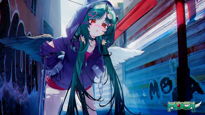 Streamer Moca Live Wallpaper