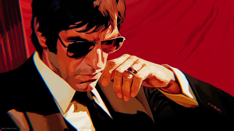 Aesthetic Scarface Red Live Wallpaper