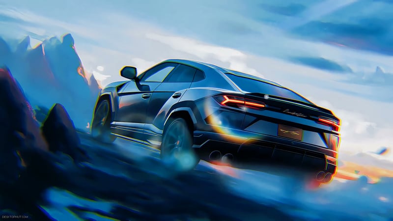 Lamborghini Urus Mountain Drive Live Wallpaper