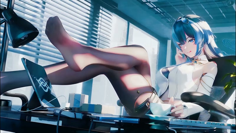 Office Babe Live Wallpaper