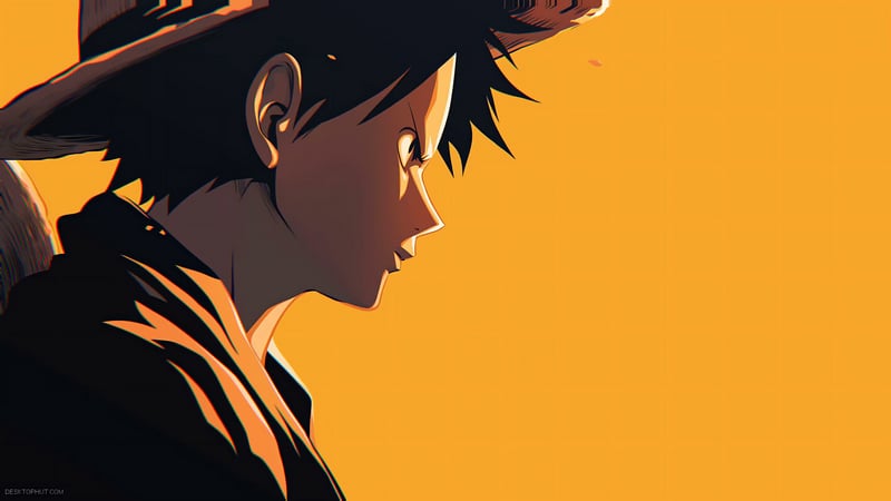 Monkey D Luffy Orange One Piece Live Wallpaper