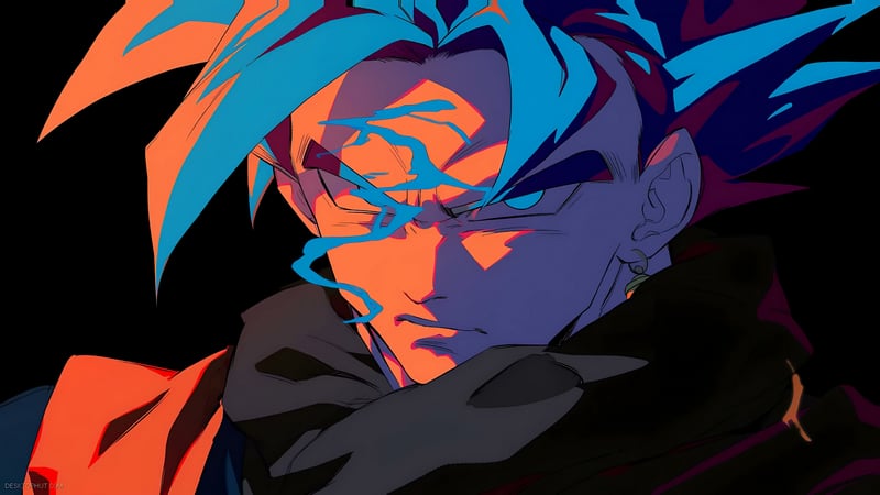 Goku Intense Gaze Live Wallpaper