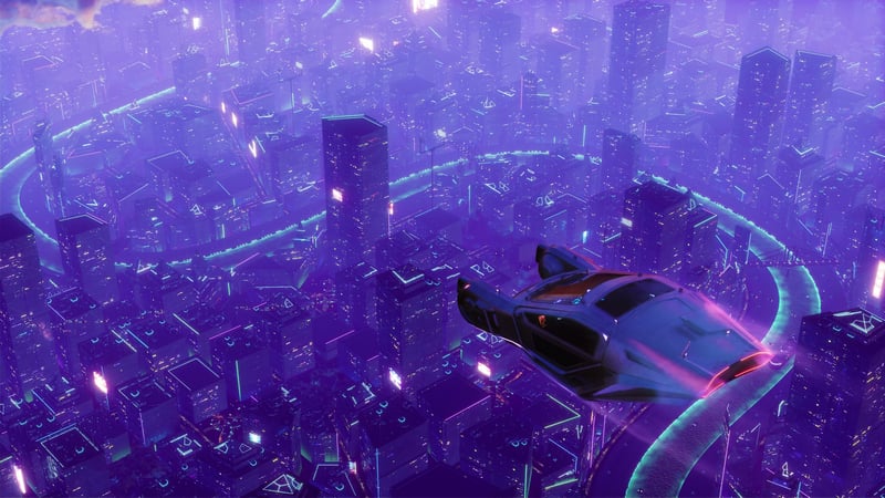 Above The Neon City by VisualDon Live Wallpaper
