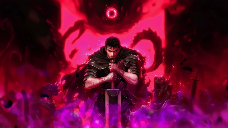 Berserk Guts Red Eye Live Wallpaper