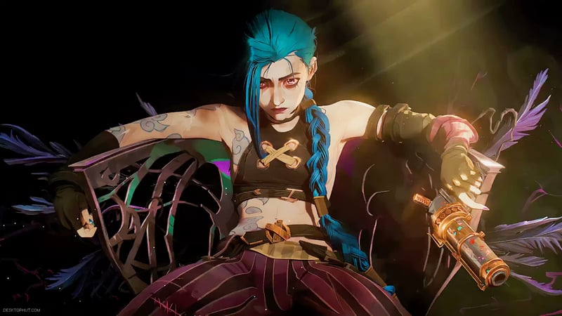 Arcane Jinx 2.5D Live Wallpaper