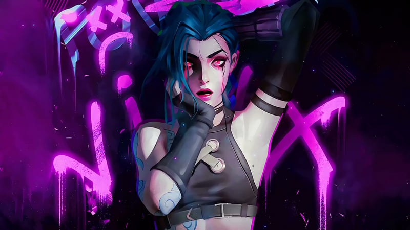 Jinx (Arcane) - League of Legends - Live Wallpaper