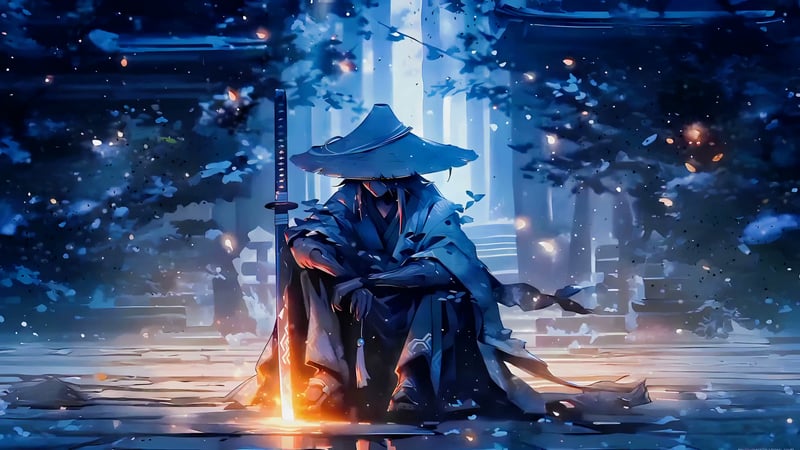 Lone Warriors Gaze - Live Wallpaper