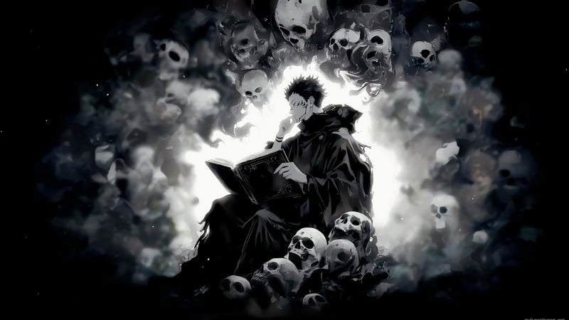 Sukuna Skull of Curses - Live Wallpaper