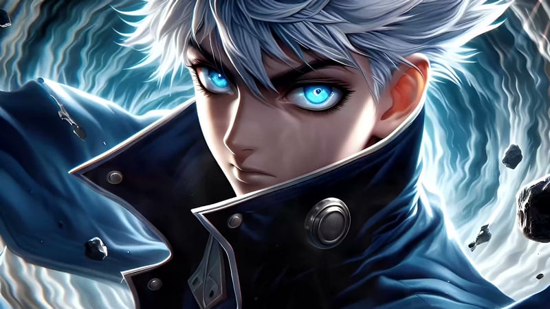 Blue Eyes Gojo Satoru Live Wallpaper