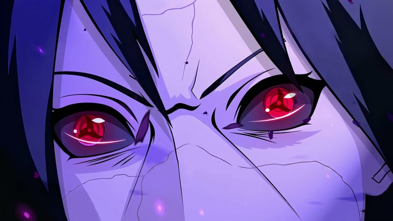 Angry Face Sasuke - Live Wallpaper