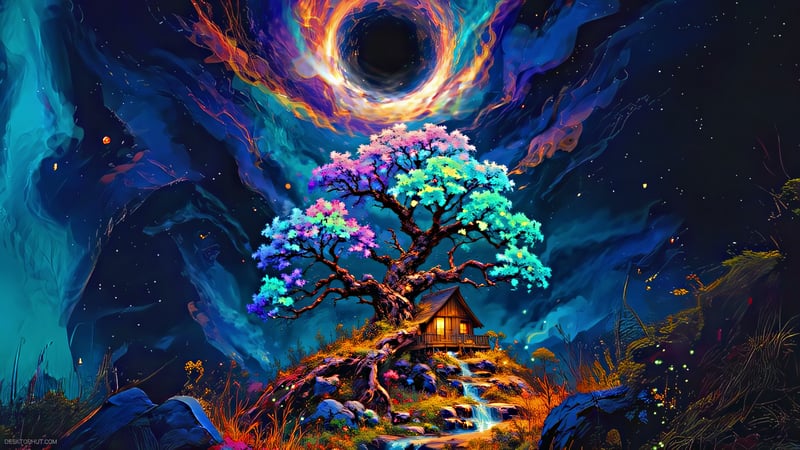 Fantasy Black Hole Live Wallpaper