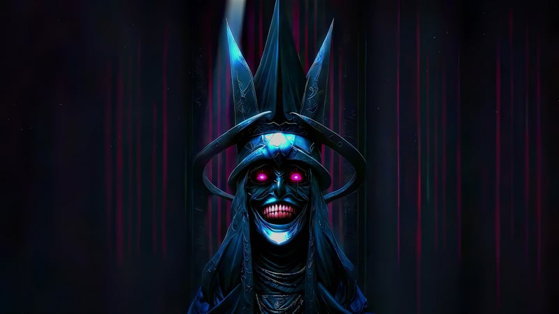 The Smiling God: Solo Leveling Statue 4K Live Wallpaper