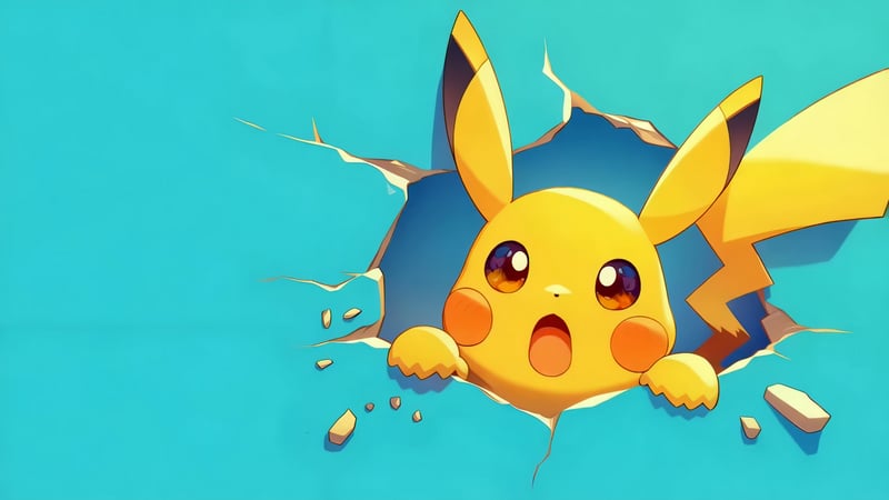 Pikachu Wall Live Wallpaper