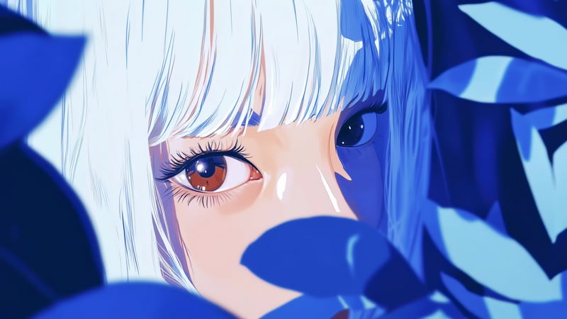 Cerulean Gaze Live Wallpaper