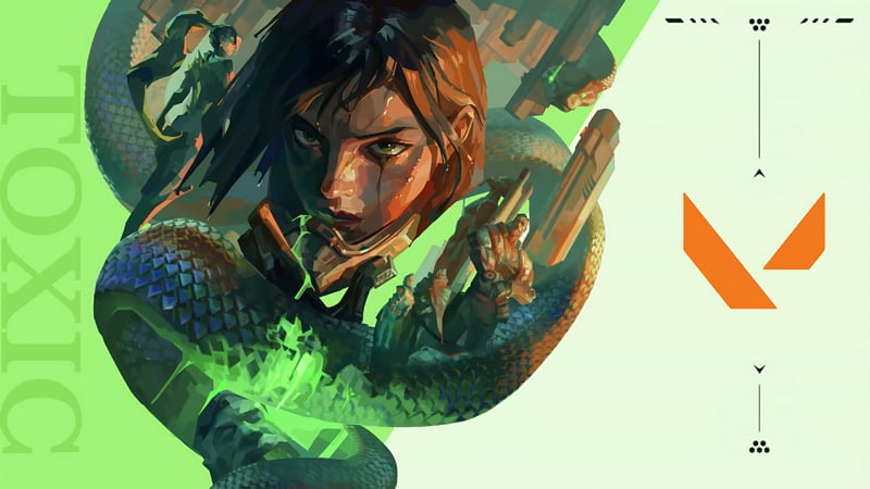 Valorant - Viper Toxic Green Aesthetic Live Wallpaper