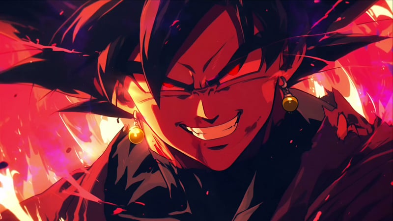 Dragon Ball Super - Goku Black Red Eyes 4K Live Wallpaper