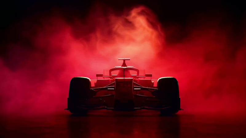 Ferrari F1 - Charles Leclerc Red Smoke 4K Wallpaper Live Wallpaper
