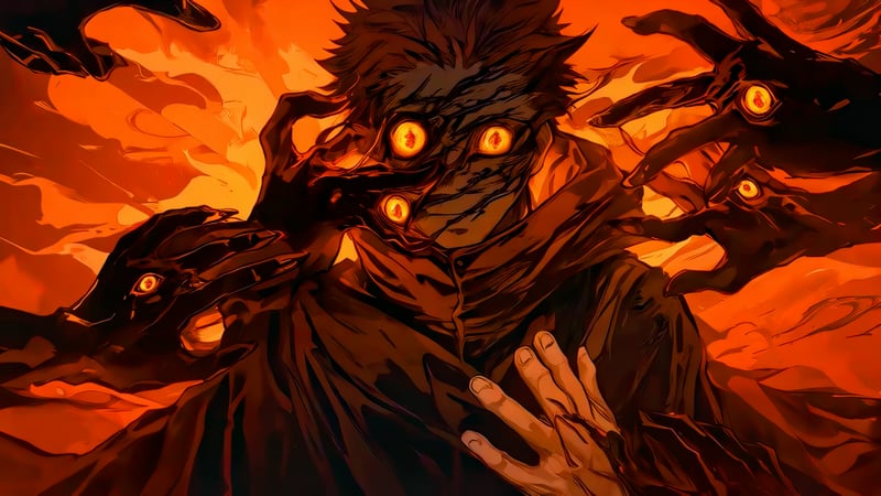 Yuji Itadori  Cursed Eyes Live Wallpaper