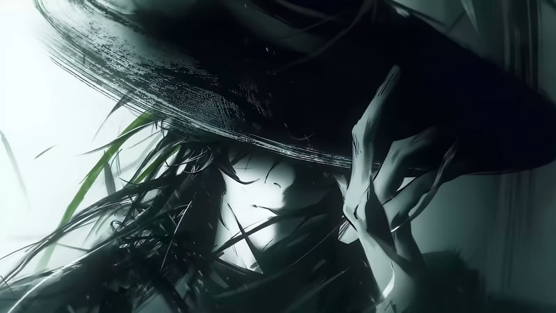 Mysterious Ronin - Dark Painterly 4K Wallpaper Live Wallpaper