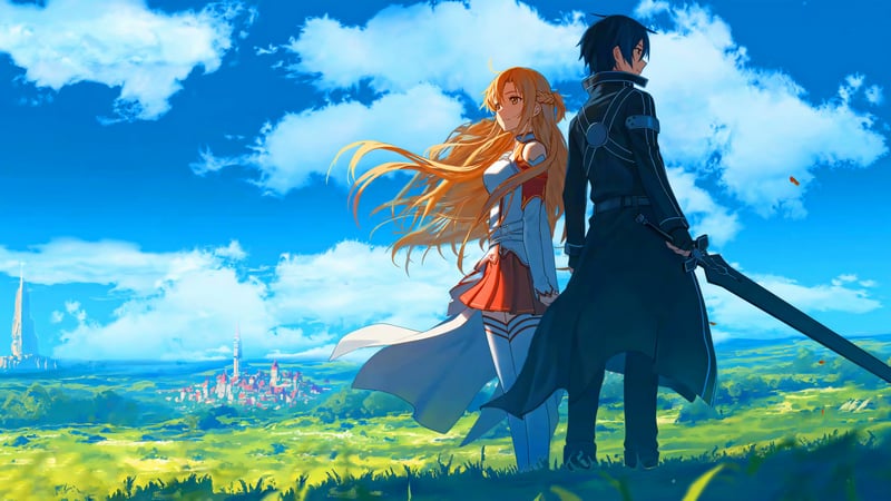 Kirito and Asuna Horizon Live Wallpaper