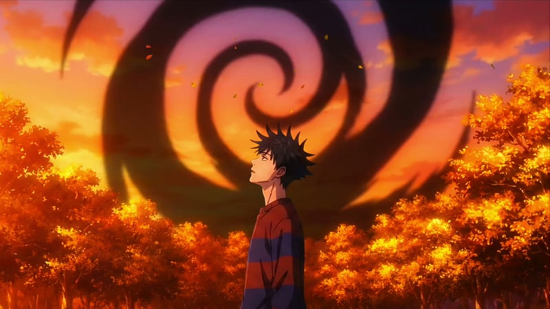 Shindou Takeshi - Autumn Sunset & Spiral Sky Live Wallpaper