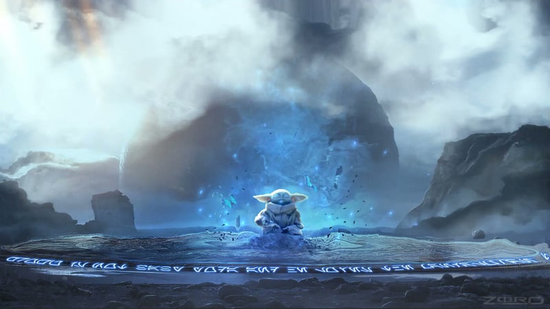 Grogu Baby Yoda Meditating Live Wallpaper
