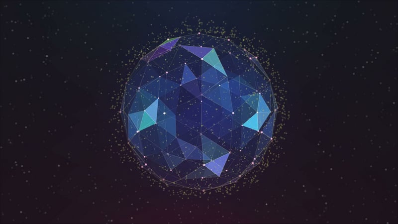 Plexus Waves Windows 10 Live Wallpaper