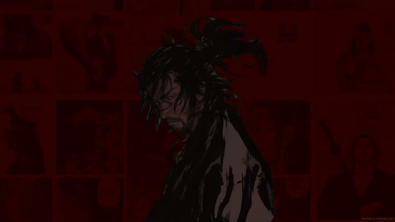 Miyamoto Musashi Manga Scroll Vagabond Live Wallpaper