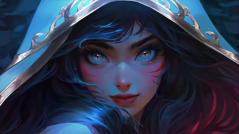 Ahri stare by Nixeu 4K Live Wallpaper