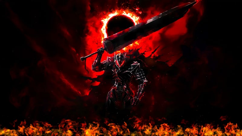 Guts Berserk Fire Live Wallpaper