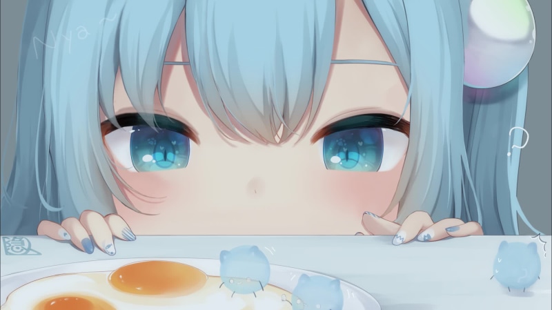 Cat Feather Shizuku Live Wallpaper