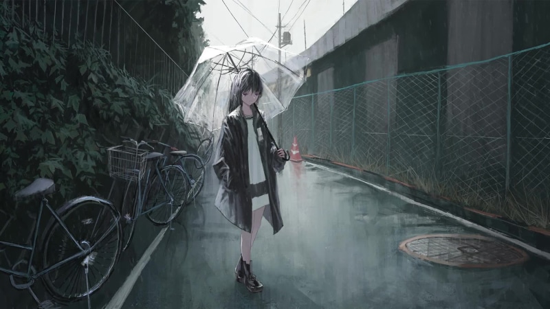 Lonely Rainy Day Live Wallpaper