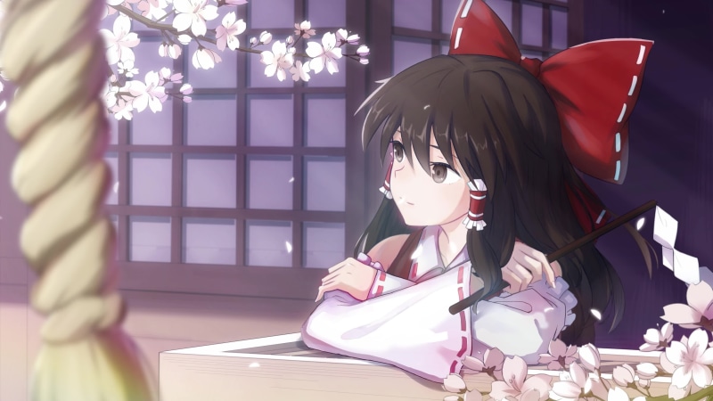 Hakurei Reimu - Touhou Live Wallpaper