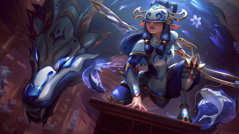 Porcelain Kindred - League Of Legends Live Wallpaper