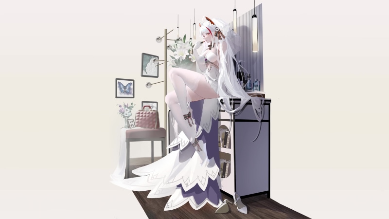 Azur Lane - Flower Marry Eugen (Dead Island) Live Wallpaper