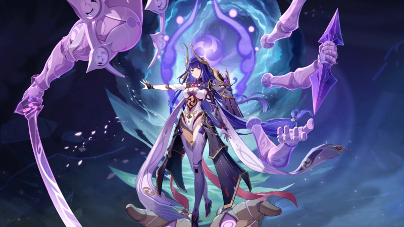 Raiden Shogun Magatsu Mitake Narukami No Mikoto Live Wallpaper
